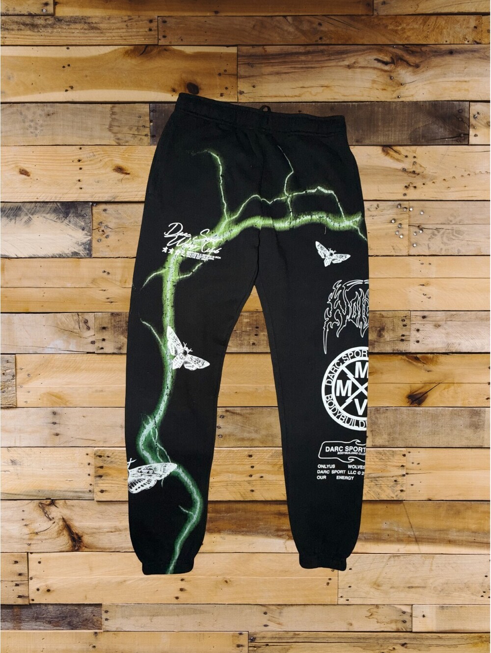 Darc Sport Charged Up She Post Lounge Sweats in Black